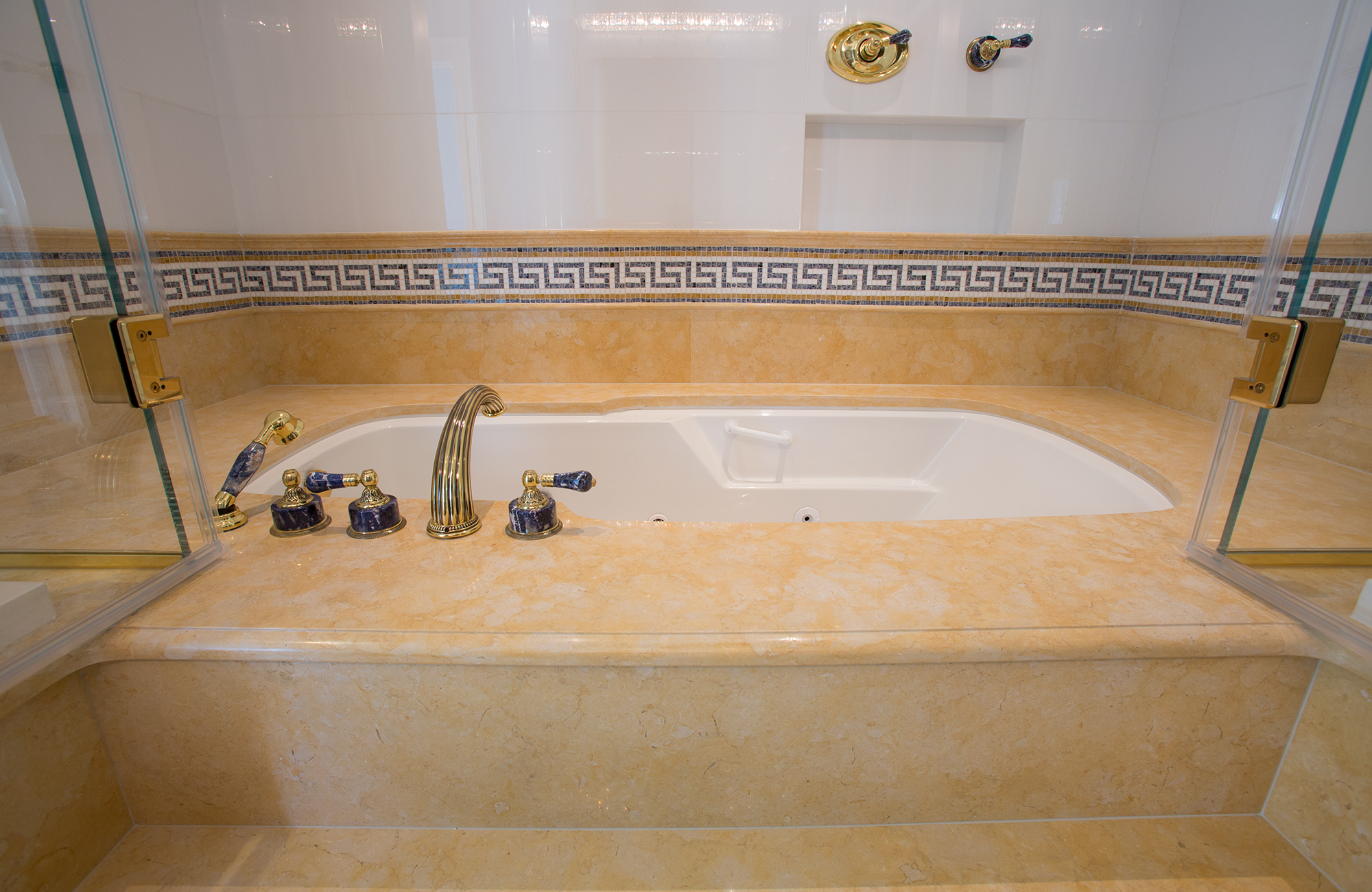 Marble Tub Deck