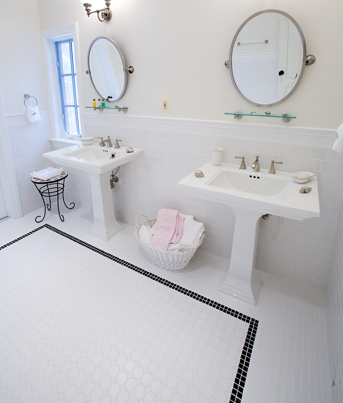 Classic White Bath Tiles