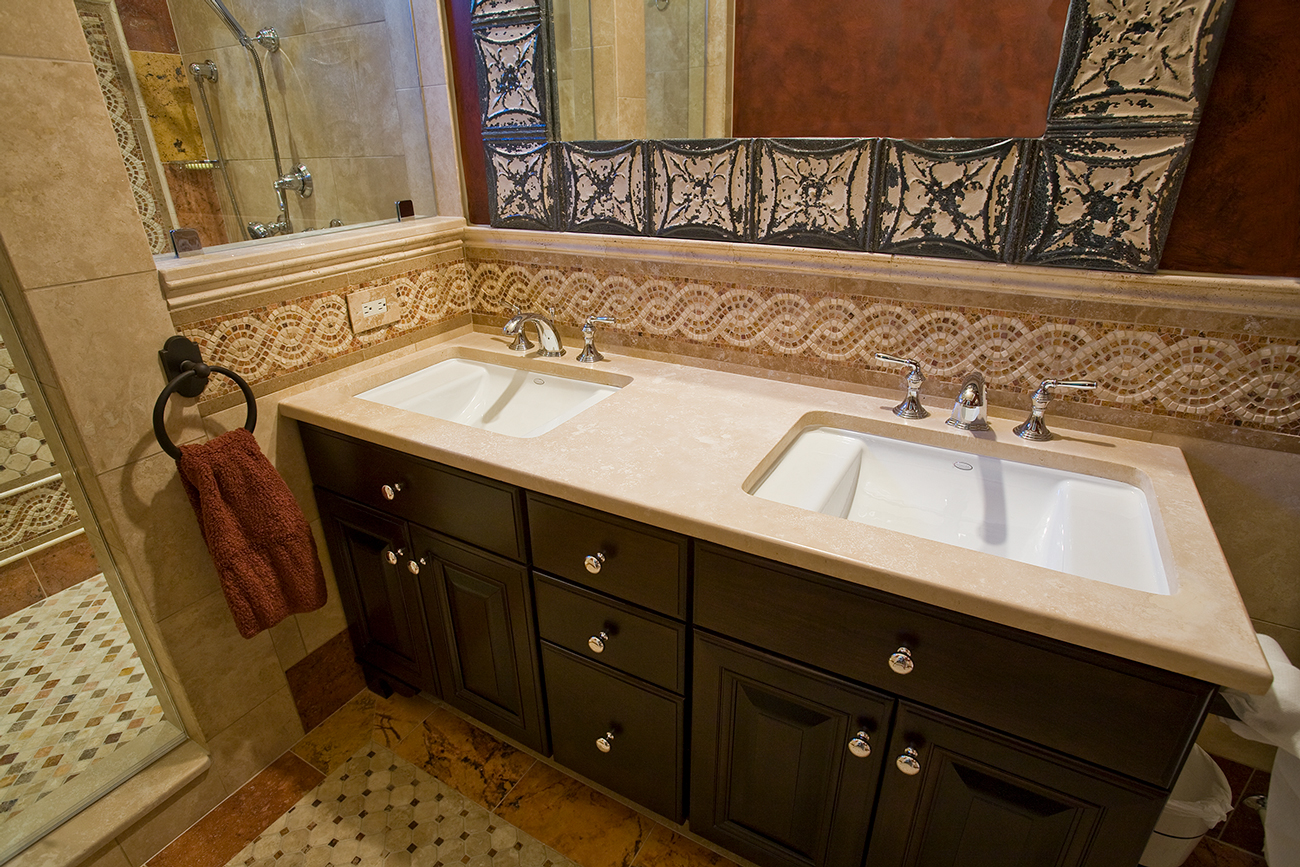 Durango Vanity Red Limestone