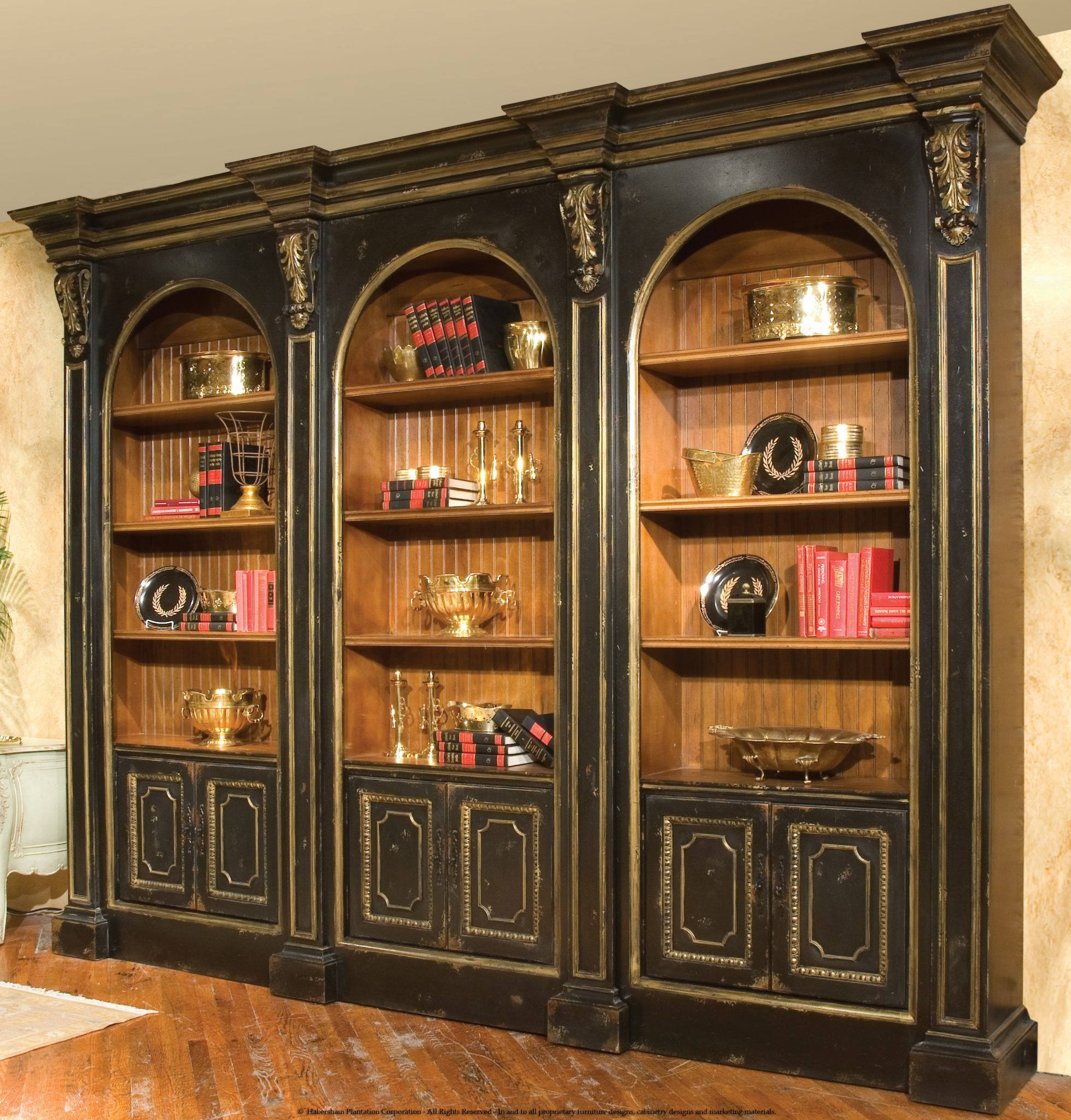 Habersham Library Cabinetry